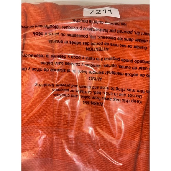 Kate Spade New York Orange Linen Shine Fit & Flare Mini Blue w Pockets - 6 - Picture 12 of 12